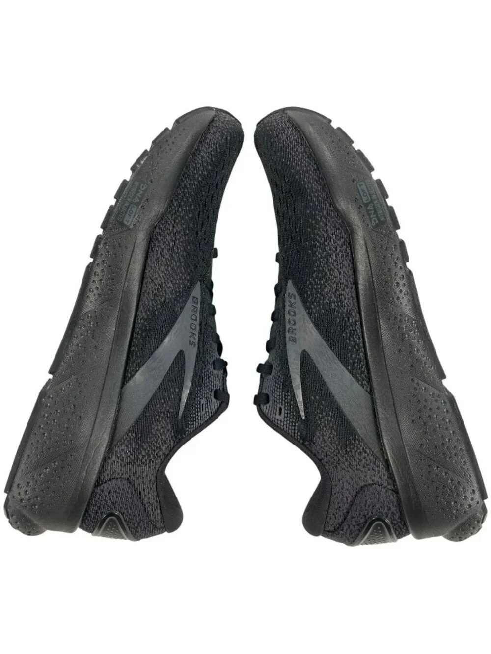 Brooks Ghost 16 Running Sports Shoes Black Lightweight Cushioned Men's Sz 9 NEW